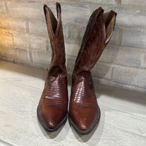 Dan Post boots gently worn size 10 leather made in Mexico